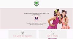 Desktop Screenshot of boutiqueteva.com